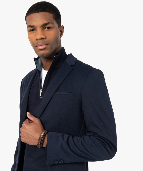 Veste homme en matière stretch vue2 - GEMO (HOMME) - GEMO