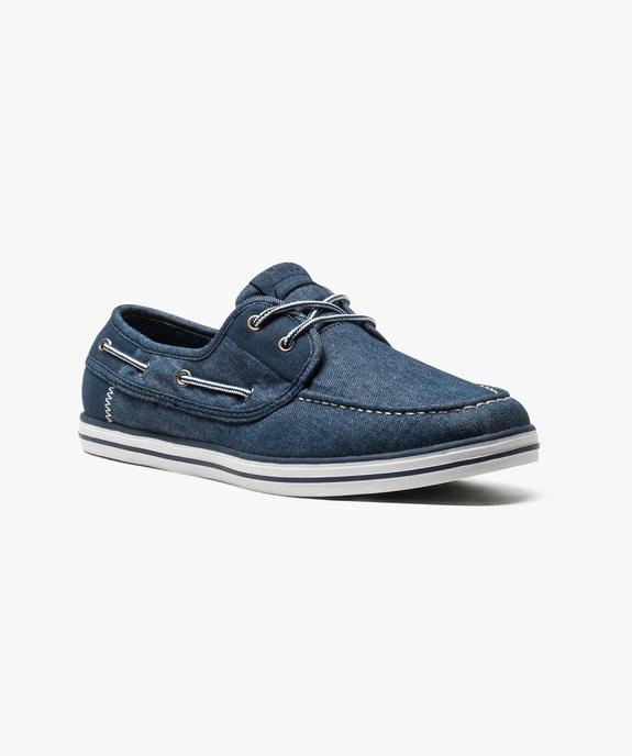 Chaussure Bateau en toile  vue2 - GEMO (CASUAL) - GEMO