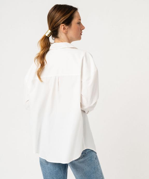 Chemise oversize unie femme vue3 - GEMO(FEMME PAP) - GEMO