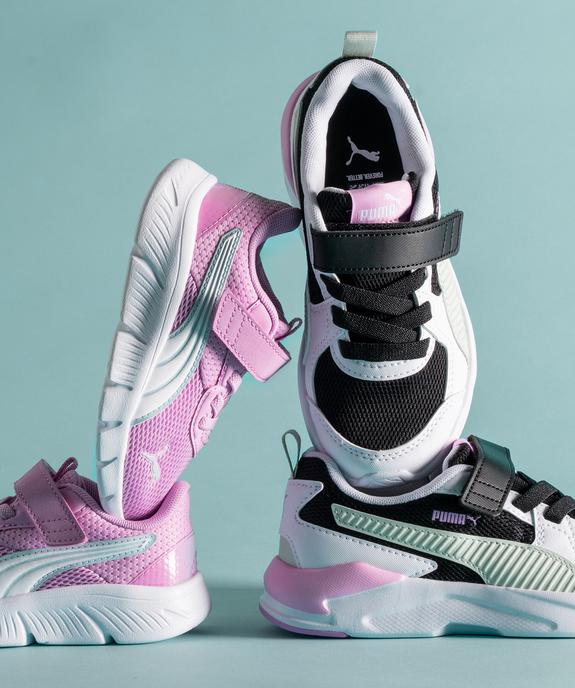 Baskets basses à lacets élastiques et scratch X-Ray 7 LT fille - Puma vue7 - PUMA - GEMO