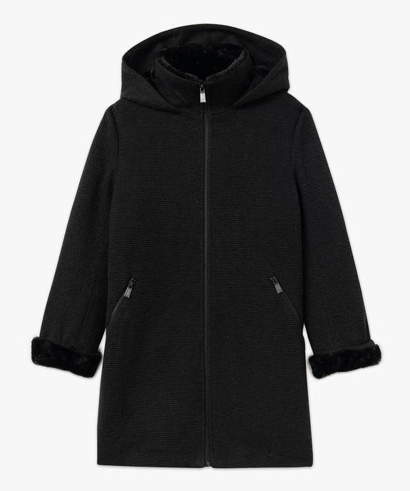 Manteau à capuche doublée  femme vue4 - GEMO(FEMME PAP) - GEMO