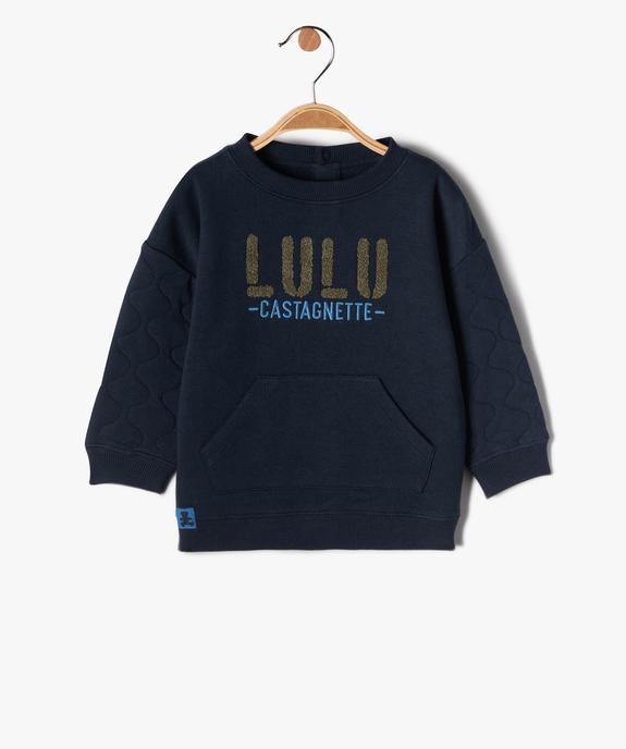 Sweat bébé garçon en molleton - LuluCastagnette vue1 - LULUCASTAGNETTE - GEMO