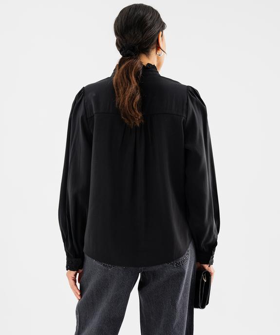 Chemise fluide col montant femme vue3 - GEMO(FEMME PAP) - GEMO