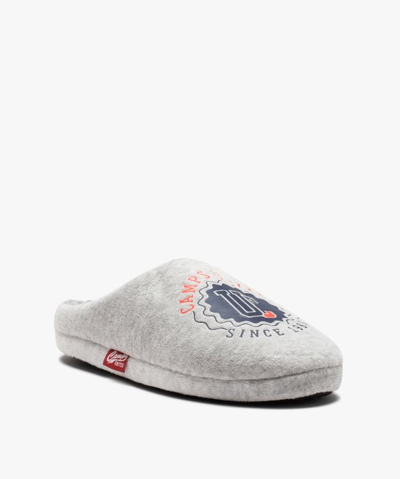 Chaussons garçon en velours doublés sherpa - Camps United vue2 - CAMPS UNITED - GEMO
