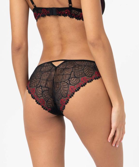 Culotte femme en dentelle vue3 - GEMO(HOMWR FEM) - GEMO