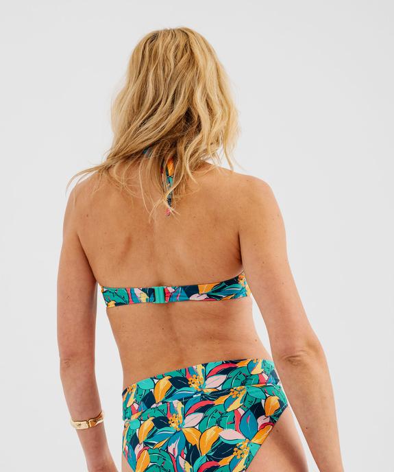 Haut de maillot de bain bandeau multiposition femme vue3 - GEMO (PLAGE) - GEMO