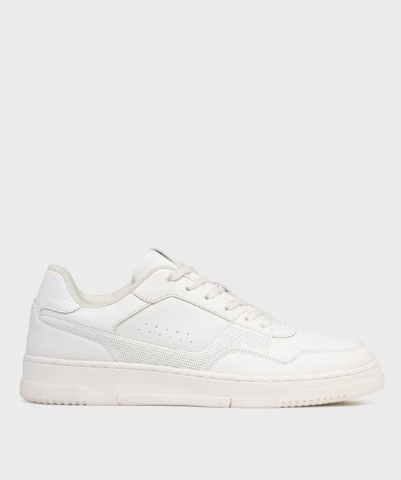 Baskets basses unies à lacets homme - Camps United vue2 - CAMPS GEMO FOR GOOD - GEMO