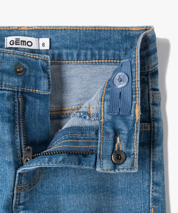 Jean fille coupe Skinny vue3 - GEMO (ENFANT) - GEMO