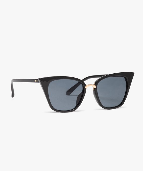 Lunettes de soleil femme forme papillon en plastique vue1 - GEMO (ACCESS) - GEMO