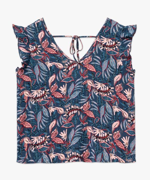 Blouse sans manches en viscose froissée femme vue4 - GEMO(FEMME PAP) - GEMO