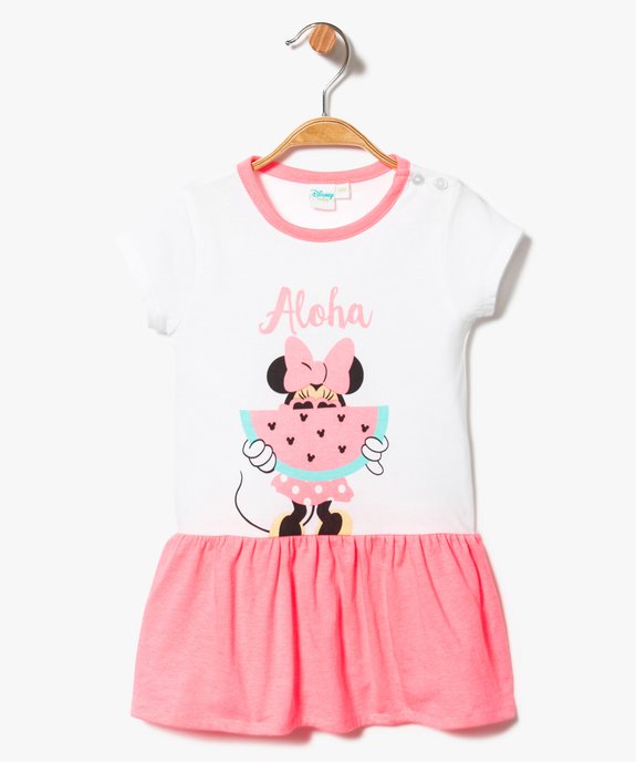 Robe manches courtes fluo - Minnie Mouse vue1 - MINNIE - GEMO