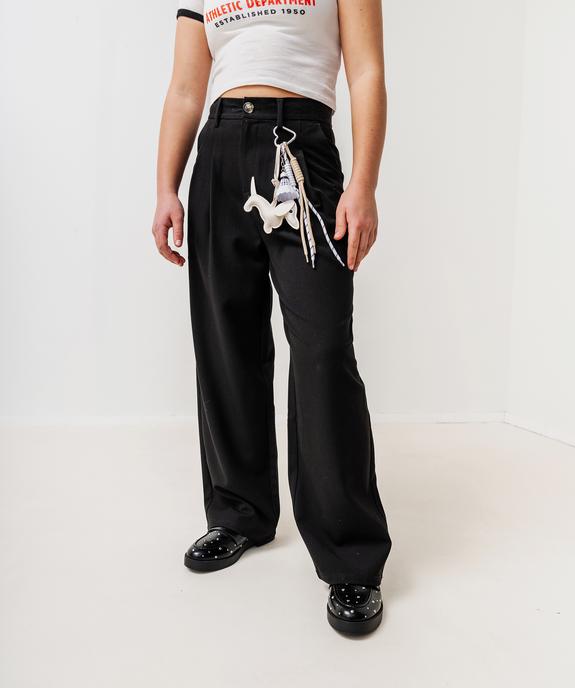 Pantalon large à pinces fille vue2 - GEMO (JUNIOR) - GEMO