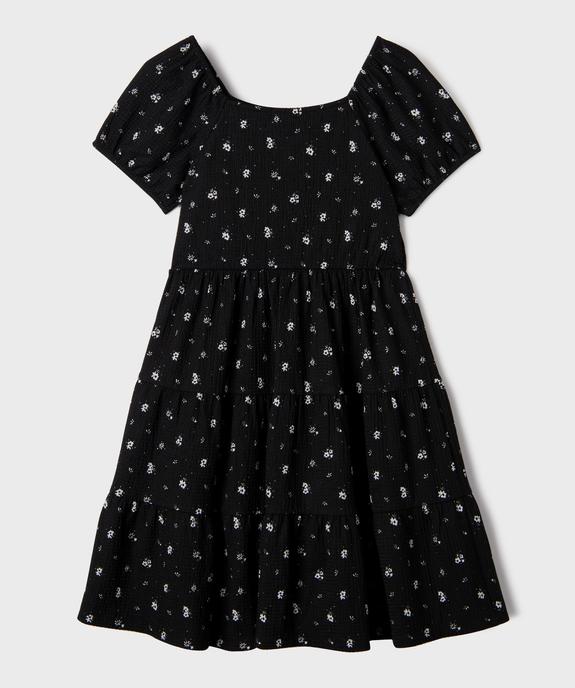 Robe imprimée avec doublure short invisible fille vue3 - GEMO (JUNIOR) - GEMO