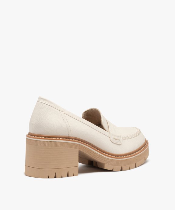 Mocassins femme avec épaisse semelle crantée - 5 Miles vue5 - 5 MILES - GEMO