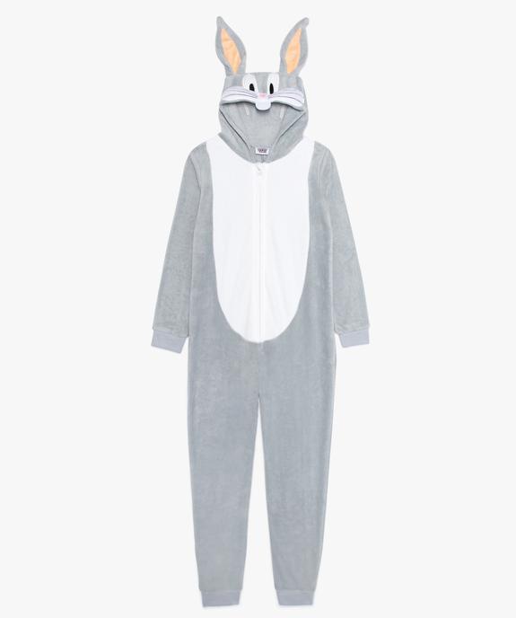 Combinaison pyjama garçon en maille peluche - Bugs Bunny vue1 - LOONEY TUNES - GEMO