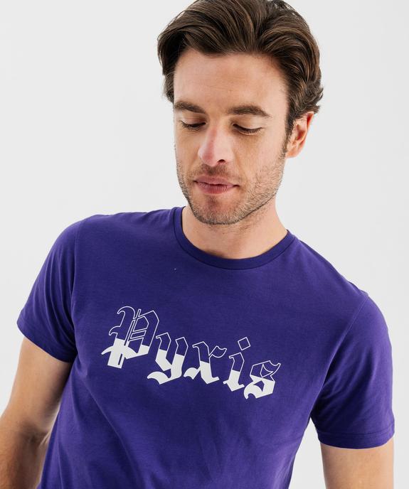 Tee-shirt manches courtes en coton imprimé homme vue2 - GEMO (HOMME) - GEMO