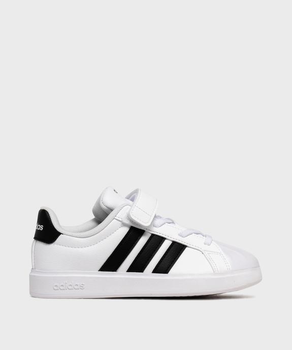 Baskets Streettalk EL C fermeture scratch enfant - Adidas vue1 - ADIDAS - GEMO