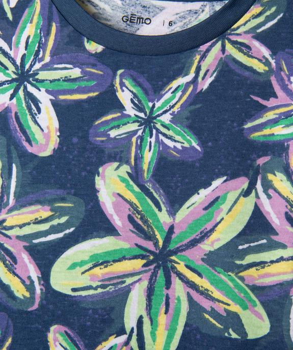 Tee-shirt manches courtes à motifs garçon vue2 - GEMO (ENFANT) - GEMO