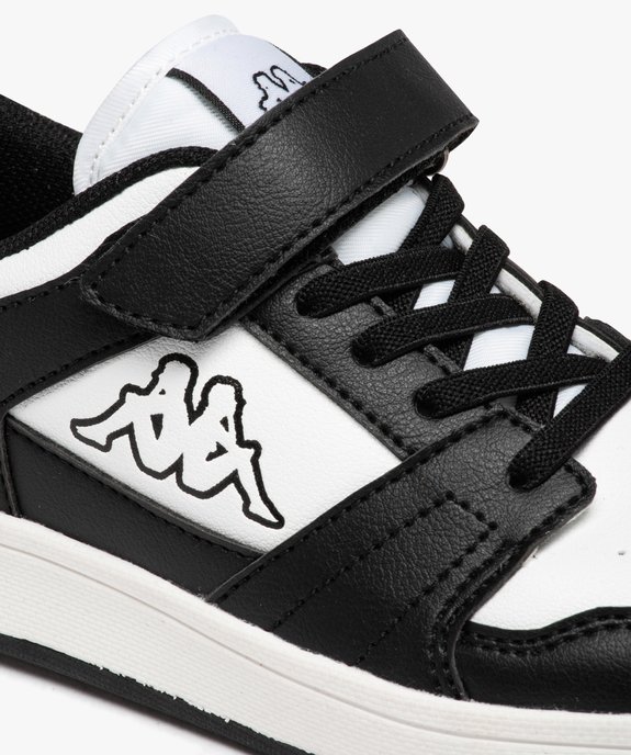 Baskets garçon bicolores à lacets et à scratch - Kappa vue6 - KAPPA - GEMO