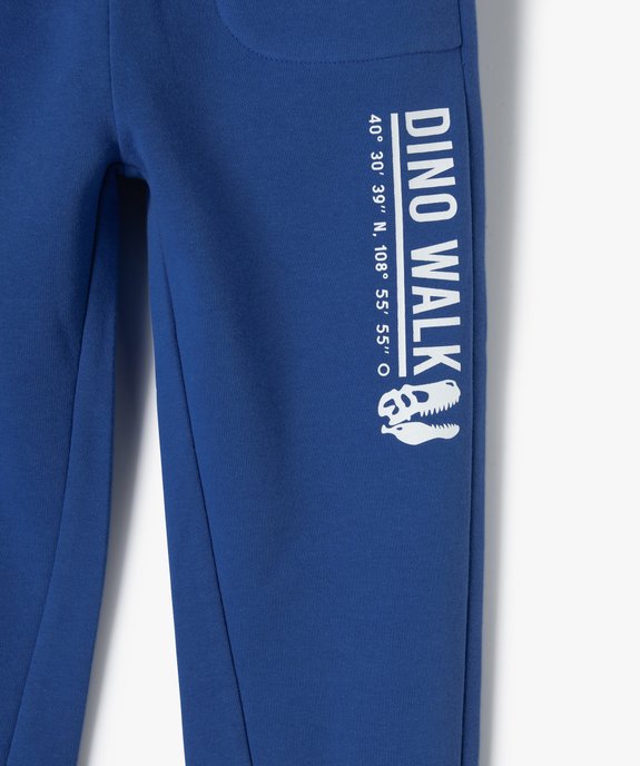 Pantalon de jogging garçon en molleton chaud vue2 - GEMO (ENFANT) - GEMO