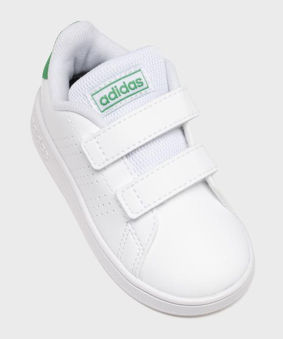 Baskets basses à scratch modèle Advantage bébé garçon - Adidas vue5 - ADIDAS - GEMO