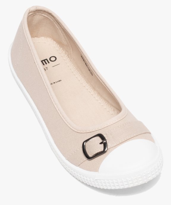 Ballerines femme en toile avec bout renforcé vue5 - GEMO (SPORTSWR) - GEMO