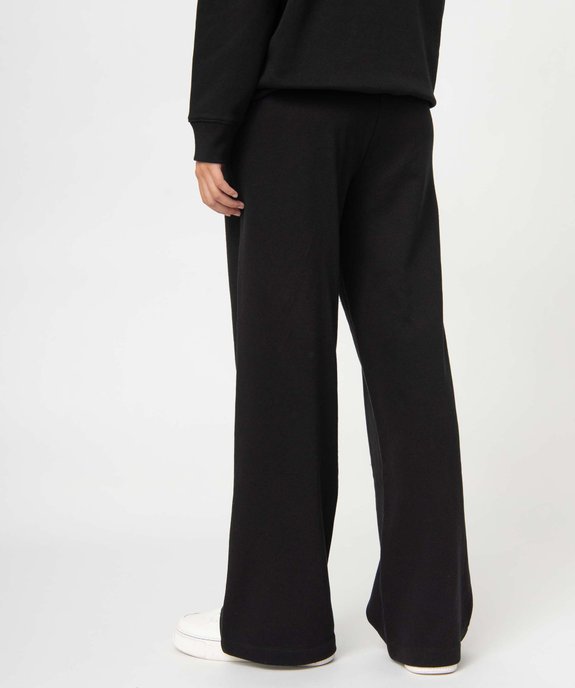 Pantalon de jogging pour femme coupe ample vue3 - GEMO(FEMME PAP) - GEMO