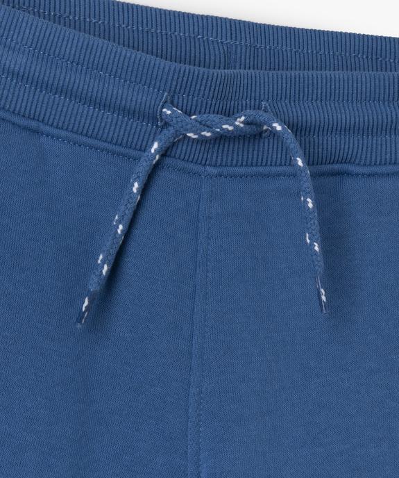 Bermuda en maille avec intérieur molletonné garçon vue2 - GEMO (ENFANT) - GEMO