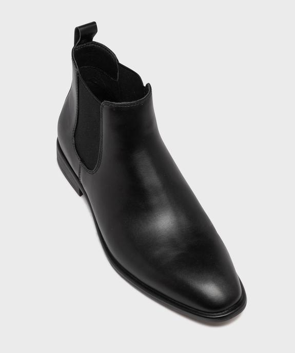 Boots Chelsea bout carré homme - Mario Baldano vue5 - MARIO BALDANO - GEMO