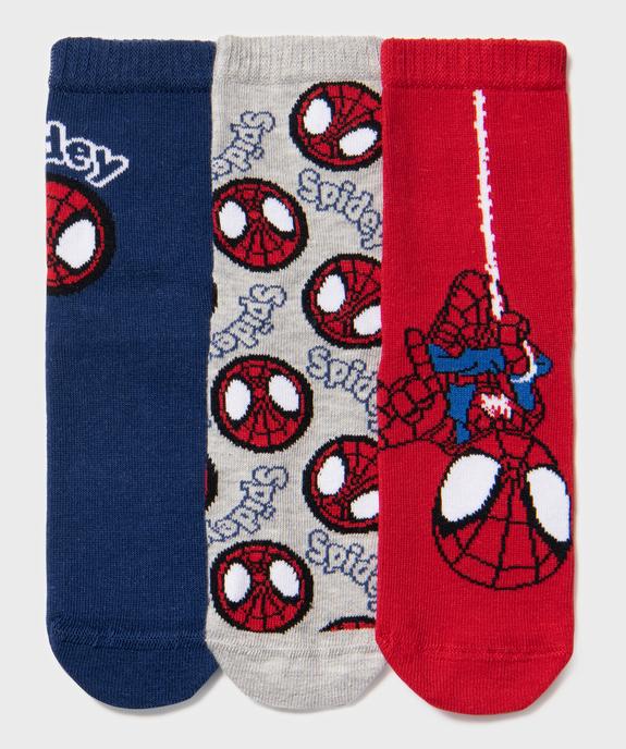 Chaussettes motif Spidey garçon (lot de 3) - Marvel - SPIDEY Chaussettes motif Spidey garçon (lot de 3) - Marvel vue1 - SPIDEY - GEMO