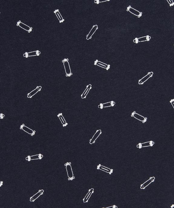 Pyjashort imprimé skate-board garçon vue2 - GEMO (ENFANT) - GEMO