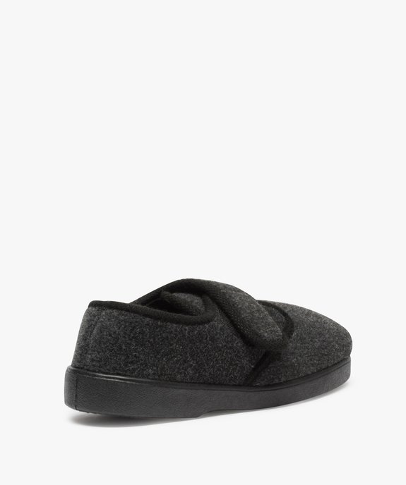 Chaussons homme à fermeture scratch vue4 - G'FLEX - GEMO