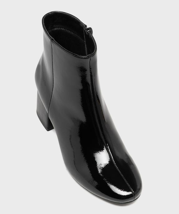 Boots à talon vernis femme vue5 - FOLLOW ME - GEMO