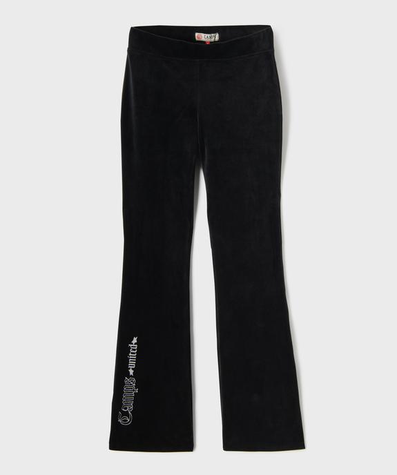 Pantalon de sport en velours coupe flare fille - Camps United vue1 - CAMPS US - GEMO
