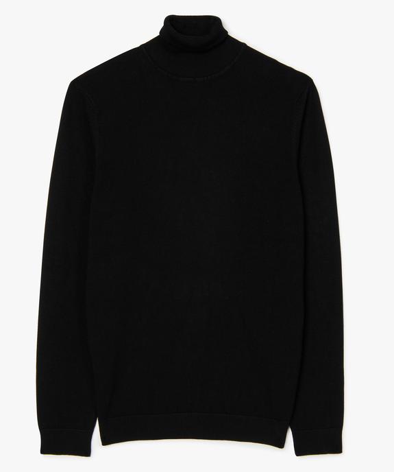 Pull homme à col roulé en maille fine vue4 - GEMO (HOMME) - GEMO