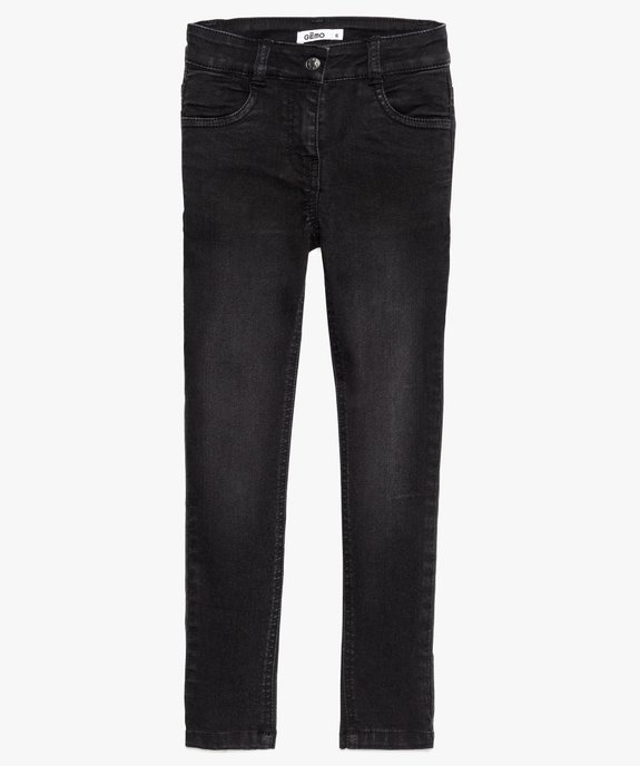 Jean fille coupe skinny en matière extensible vue1 - GEMO (ENFANT) - GEMO