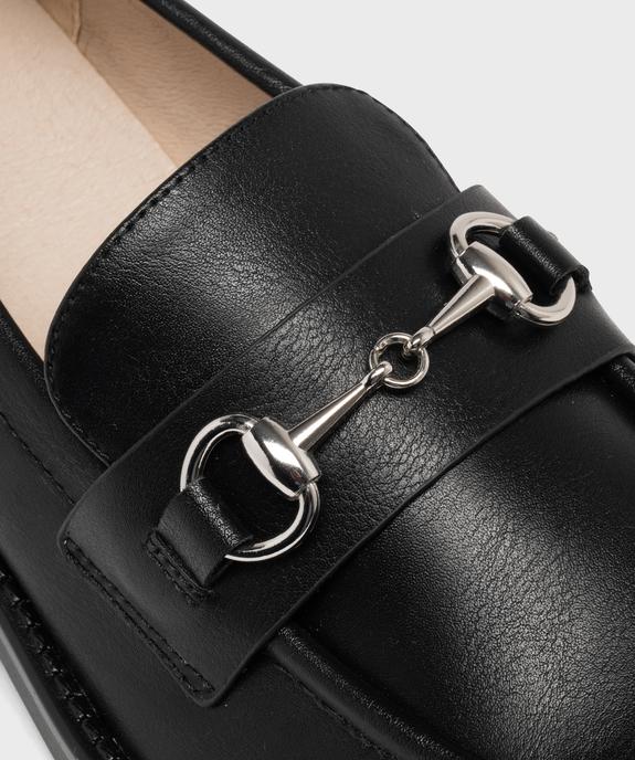 Mocassins avec bijou métallique et large talon femme - Follow Me vue6 - FOLLOW ME - GEMO