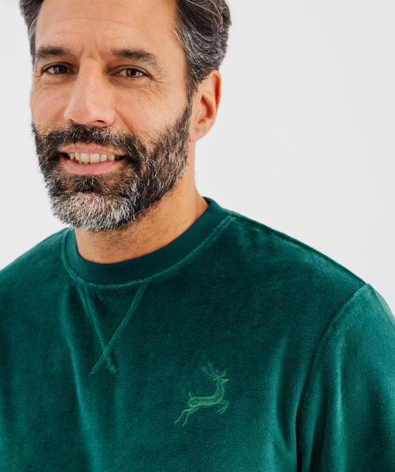 Pyjama en velours 2 pièces homme vue2 - GEMO(HOMWR HOM) - GEMO