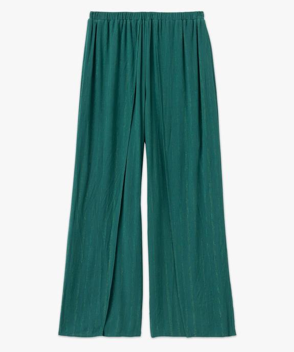 Pantalon de plage femme ouvert sur l’avant vue4 - GEMO 4G FEMME - GEMO