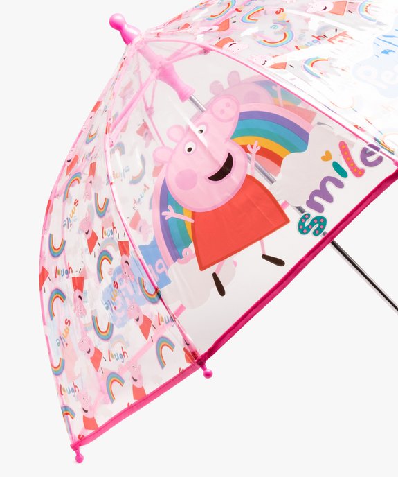 Parapluie enfant transparent imprimé - Peppa Pig vue3 - DIVERS LICENCE - GEMO