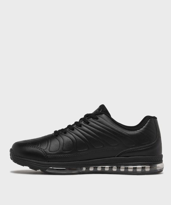 Baskets dessus embossé avec semelle bulle d’air homme - Airness vue3 - AIRNESS - GEMO