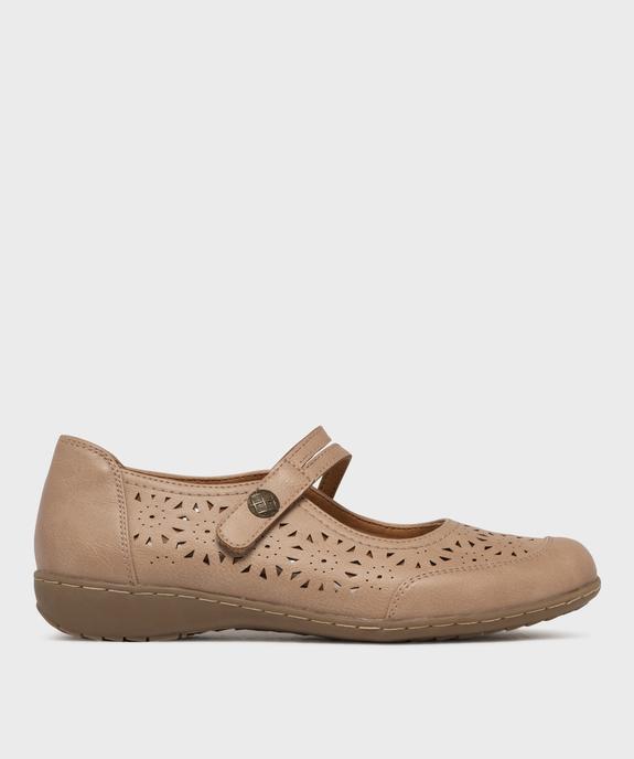 Ballerines confort ajourées à brides femme vue1 - G'FLEX - GEMO