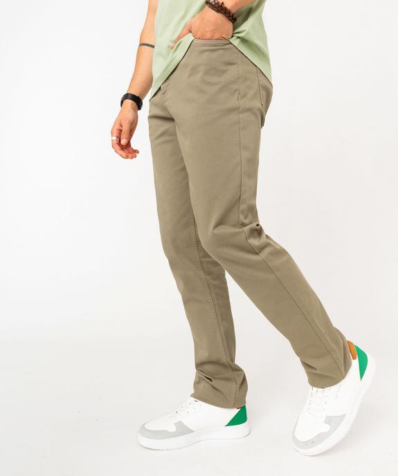 Pantalon chino coupe Slim homme vue2 - GEMO (HOMME) - GEMO