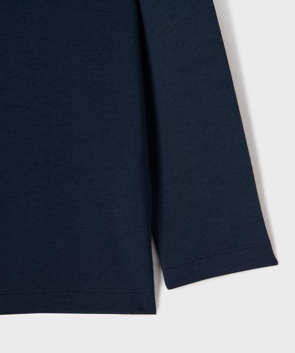 Tee-shirt manches longues uni garçon vue2 - GEMO 4G GARCON - GEMO