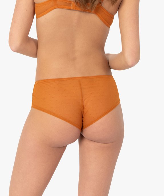 Shorty en dentelle et tulle femme (lot de 2) vue2 - GEMO(HOMWR FEM) - GEMO