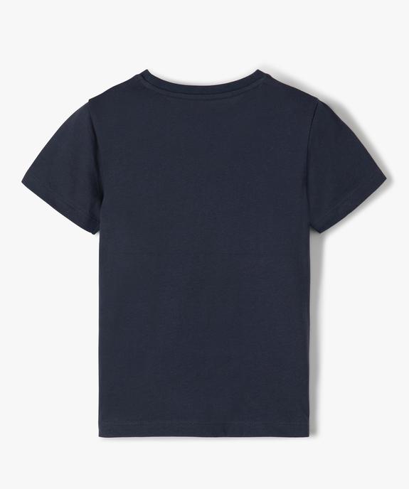 Tee-shirt manches courtes dinosaure Noël garçon vue3 - GEMO (ENFANT) - GEMO
