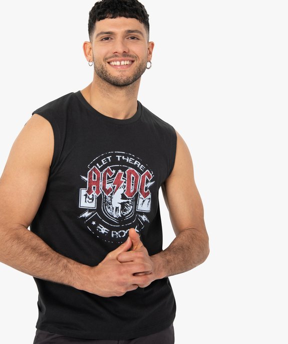Débardeur homme imprimé - ACDC vue2 - ACDC - GEMO