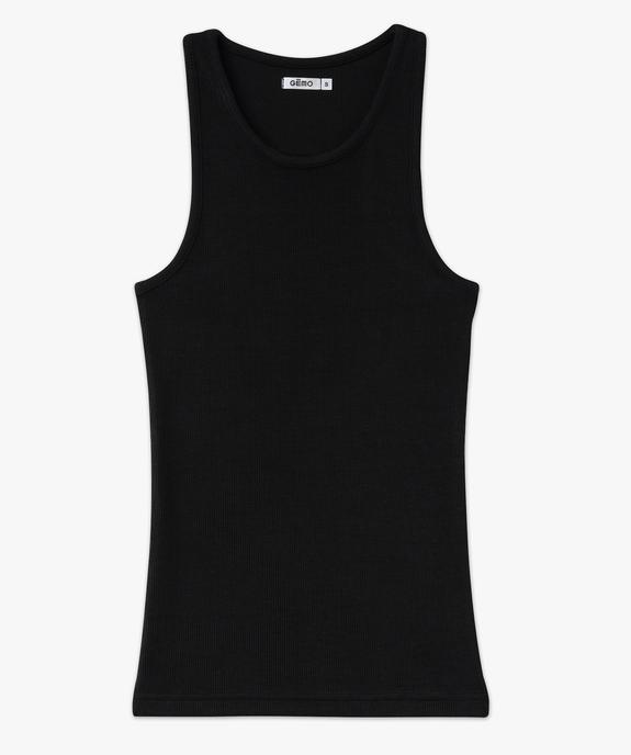 Débardeur lingerie en maille côtelée femme vue4 - GEMO(HOMWR FEM) - GEMO