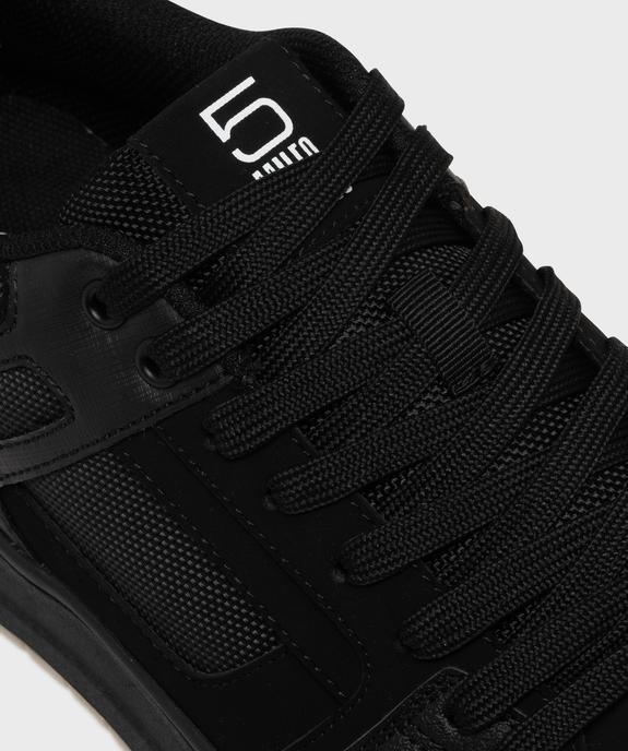 Baskets basses à lacets style skateshoes homme vue6 - 5 MILES - GEMO