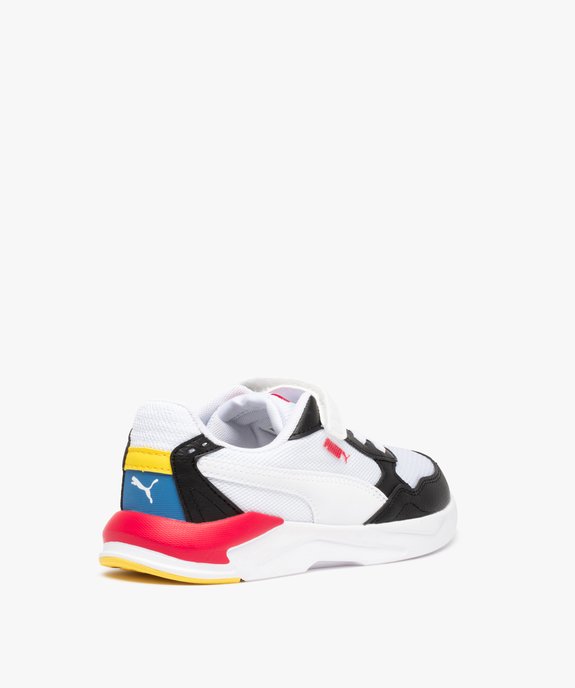 Baskets garçon à lacets élastiques et scratch – Puma X-Ray vue4 - PUMA - GEMO